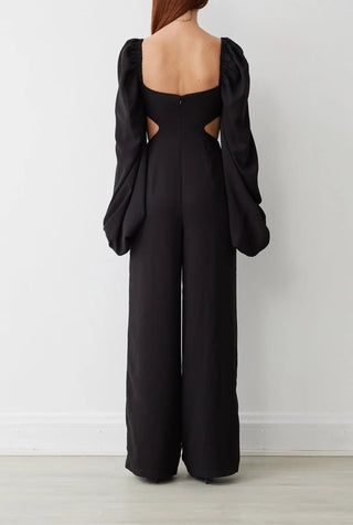 Loren Ls Jumpsuit In Noir